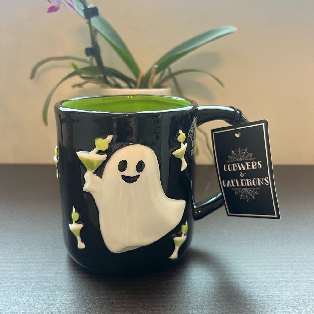 Cobwebs & Cauldrons Ghost Mug